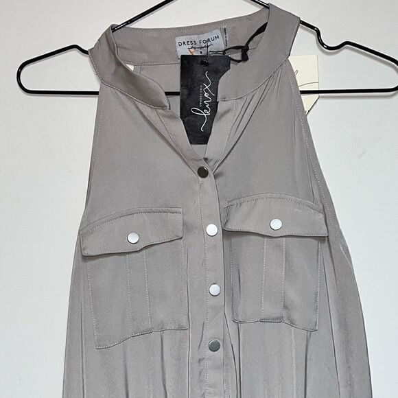 NWT Dress Forum Revolve sleeveless Someone You Love jumpsuit beige Sz Womens S - Picture 5 of 9